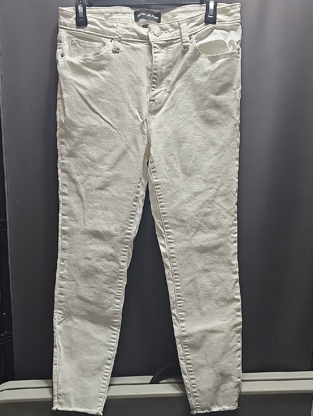 DKNY White Skinny Jeans